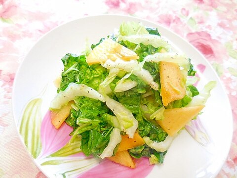 ❤白菜と柿の和風サラダ❤